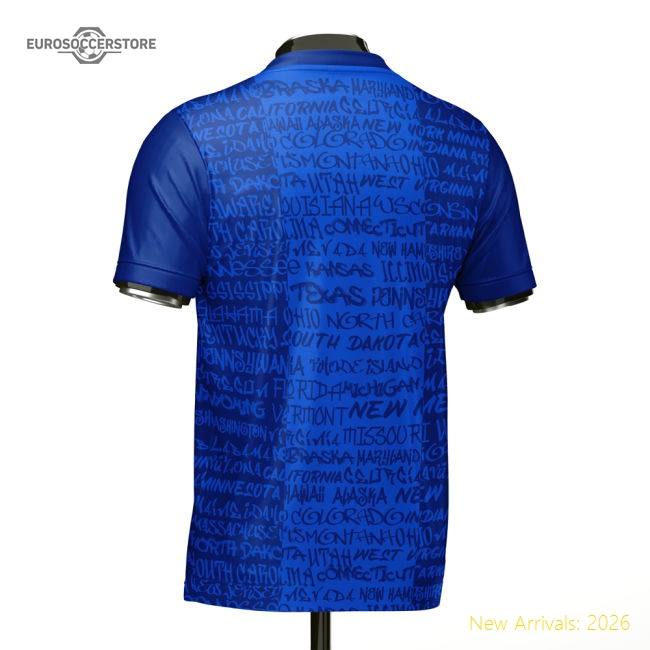 USA Heritage Football Jersey Blue (Wolvate) Adult Short Sleeve-Football Jersey Hub