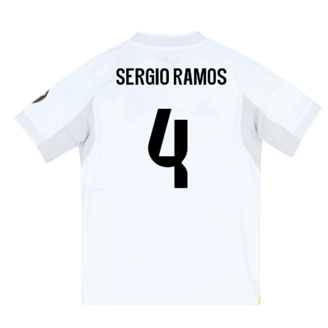 2025-2026 Real Madrid Home Youth Kit (Sergio Ramos 4)-Football Jersey Hub