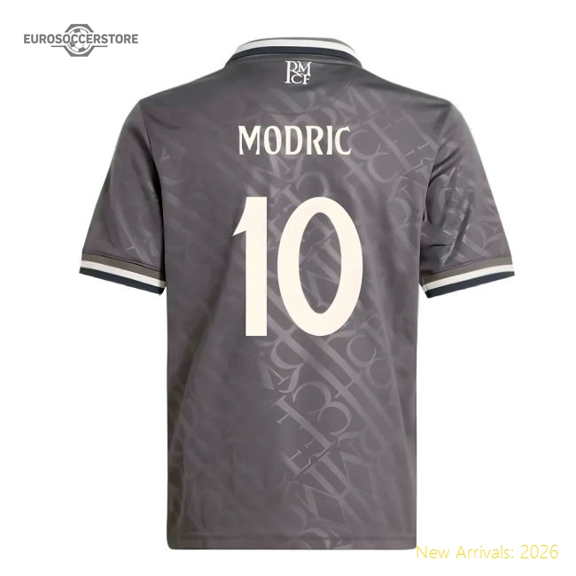 2024-2025 Real Madrid Third Shirt (Kids) (Modric 10)-Football Jersey Hub