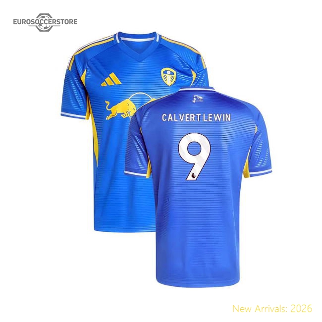 2025-2026 Leeds Away Shirt (Calvert Lewin 9)-Football Jersey Hub