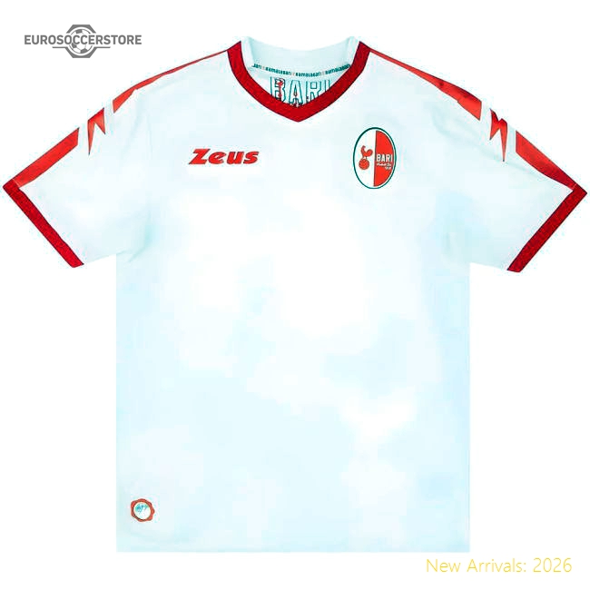 Bari 2017-18 Home Shirt (Sponsorless) (S) (Very Good)-Football Jersey Hub