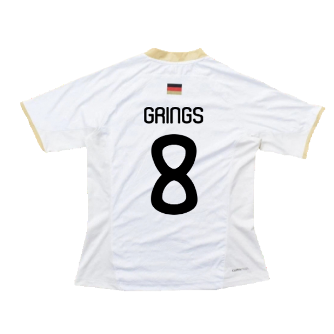 Germany 2011-12 Women\'s Home Shirt ((Good) L) (Grings 8)-Football Jersey Hub