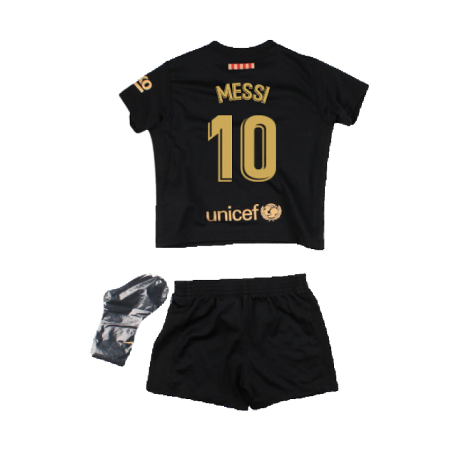 2020-2021 Barcelona Away Baby Kit (MESSI 10)-Football Jersey Hub