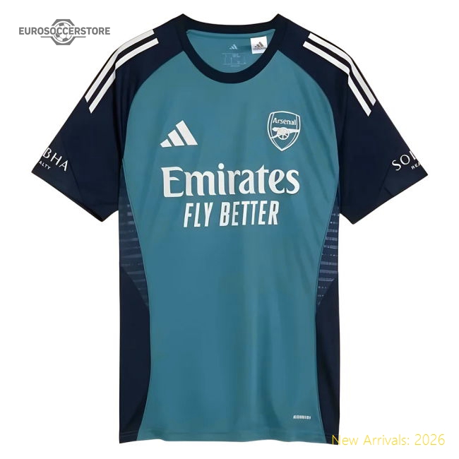 2025-2026 Arsenal Training Shirt (Blanch Blue)-Football Jersey Hub