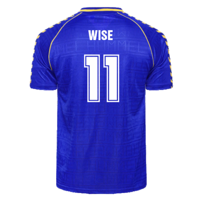 Wimbledon 1988-1989 Home Shirt Wise 11 Fan Match Day Essential Blue-Football Jersey Hub