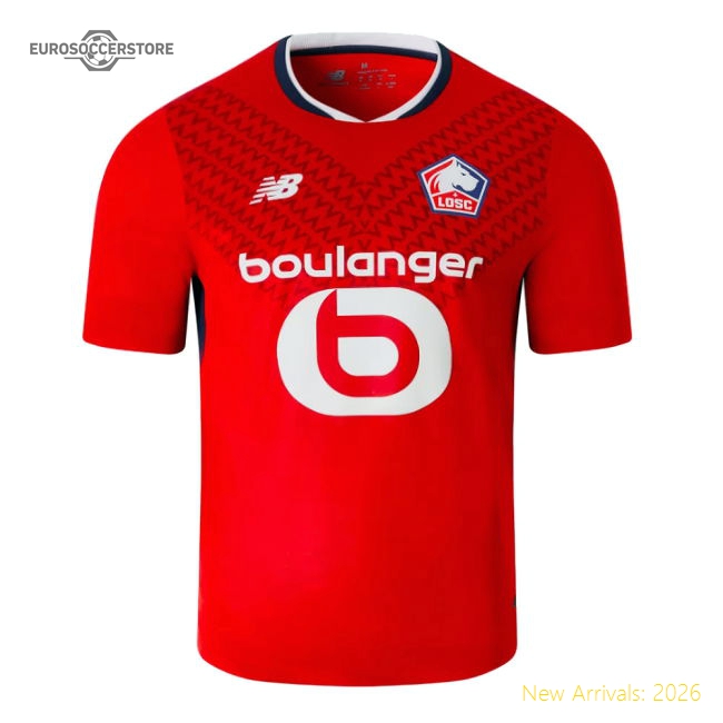 2024-2025 Lille LOSC Home Shirt (J.David 9)-Football Jersey Hub