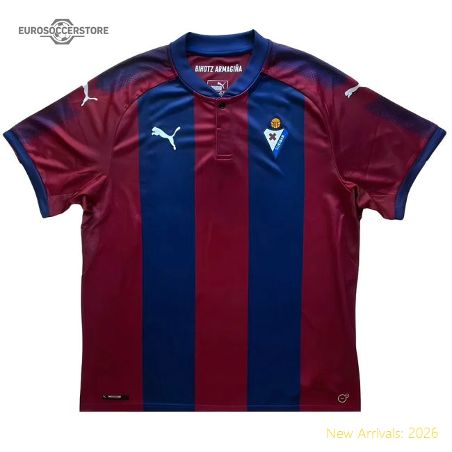 Eibar 2017-18 Home Shirt (Good)-Football Jersey Hub