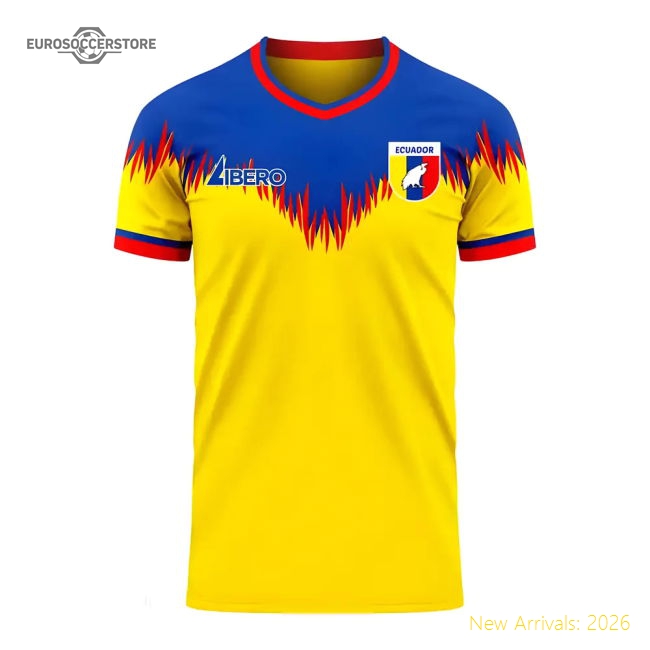 Ecuador 2025-2026 Home Concept Football Kit (Libero) - Baby-Football Jersey Hub