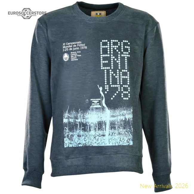 Pennarello: World Cup - Argentina 1978 Sweatshirt - Charcoal-Football Jersey Hub