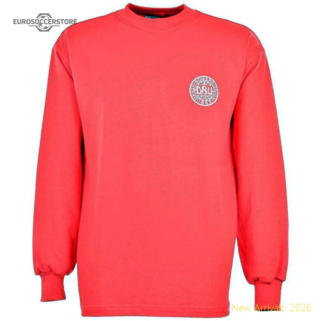 Denmark 1960s Retro Football Shirt-Football Jersey Hub