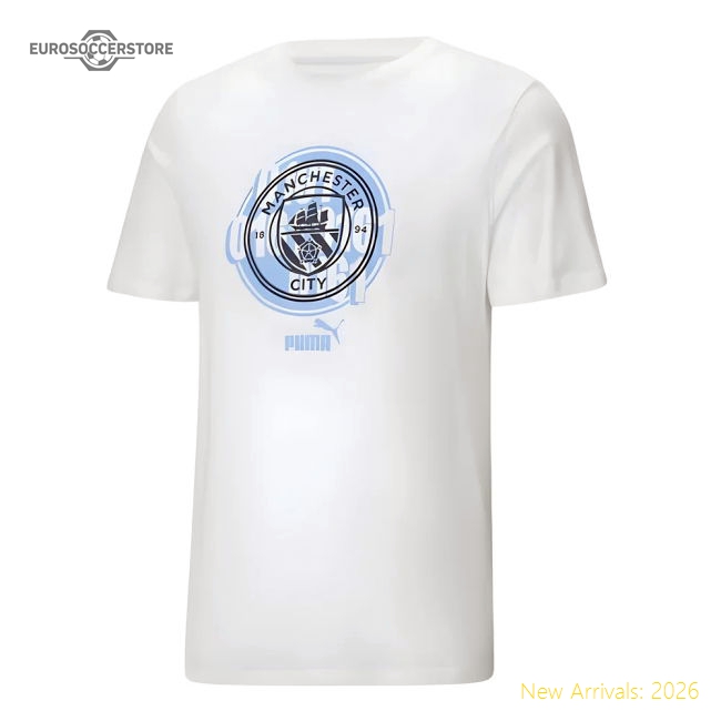 2024-2025 Man City ftblCulture Tee (White) (Gvardiol 24)-Football Jersey Hub
