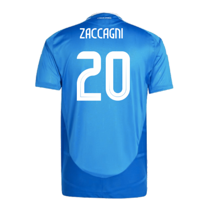 2024-2025 Italy Authentic Home Shirt (ZACCAGNI 20)-Football Jersey Hub