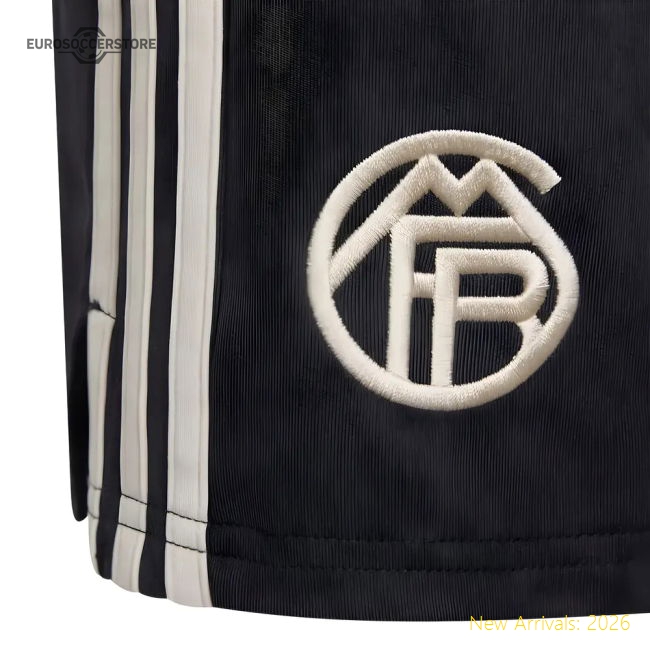 2025-2026 Bayern Munich Third Shorts (Black) - Kids-Football Jersey Hub