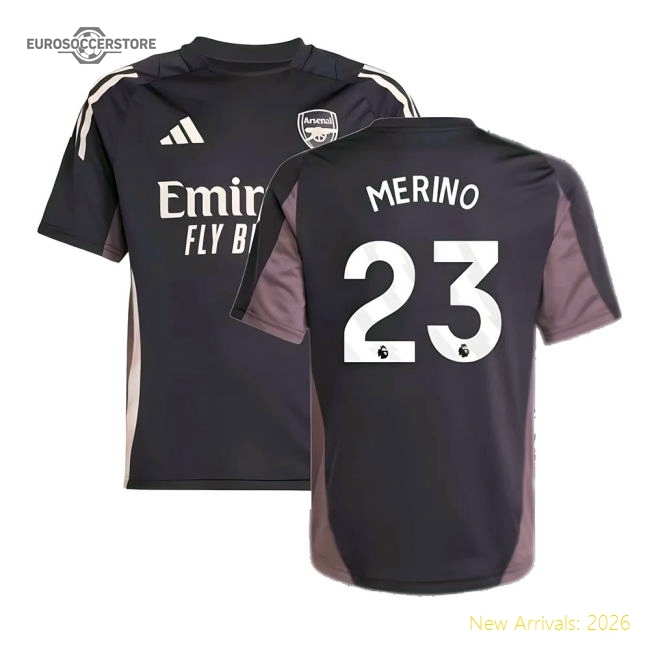 2024-2025 Arsenal Training Jersey (Aurora Black) - Kids (Merino 23)-Football Jersey Hub