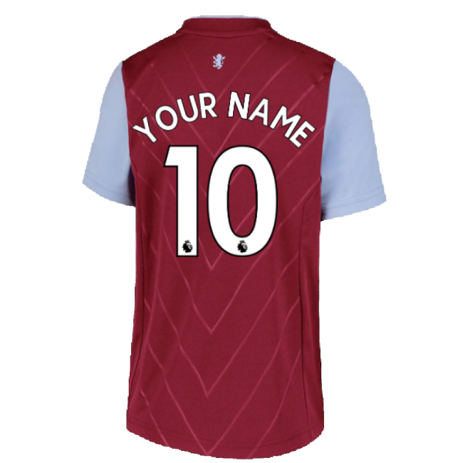 2022-2023 Aston Villa Home Shirt (Kids) (Your Name)-Football Jersey Hub