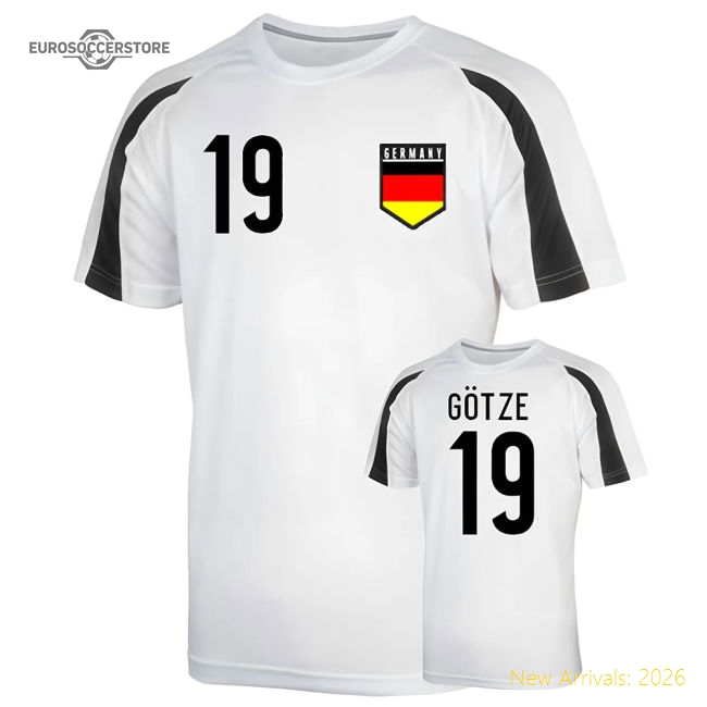 Germany Sports Training Jersey (gotze 19) - Kids-Football Jersey Hub