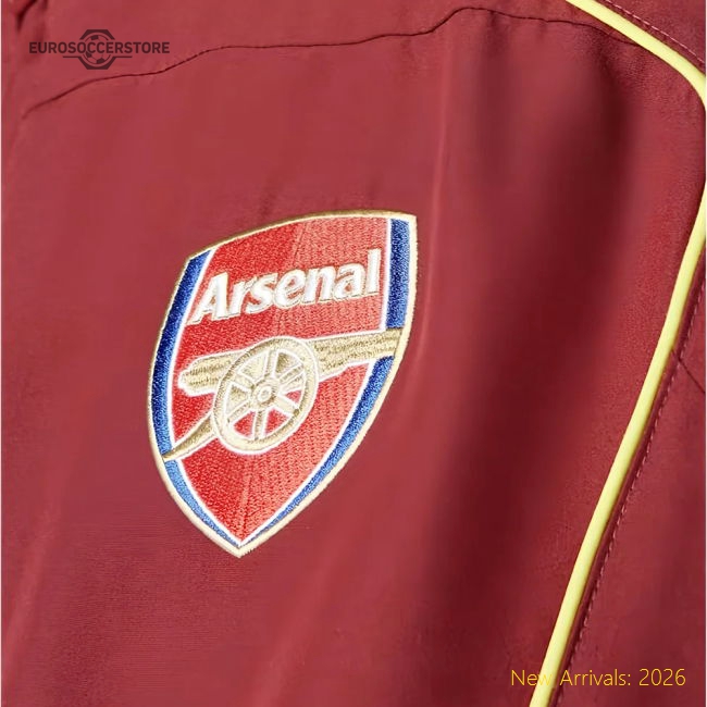 2025 Arsenal UBP Track Top (Noble Maroon)-Football Jersey Hub