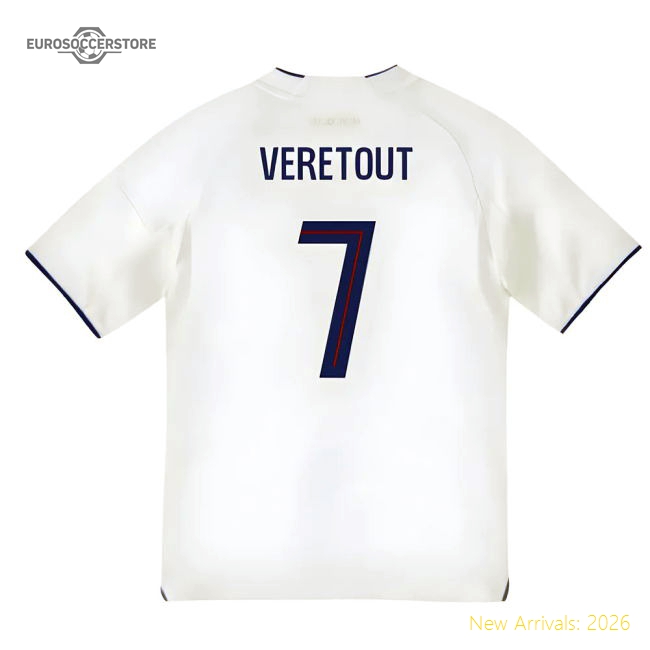 2025-2026 Olympique Lyon Home Shirt (Kids) (Veretout 7)-Football Jersey Hub