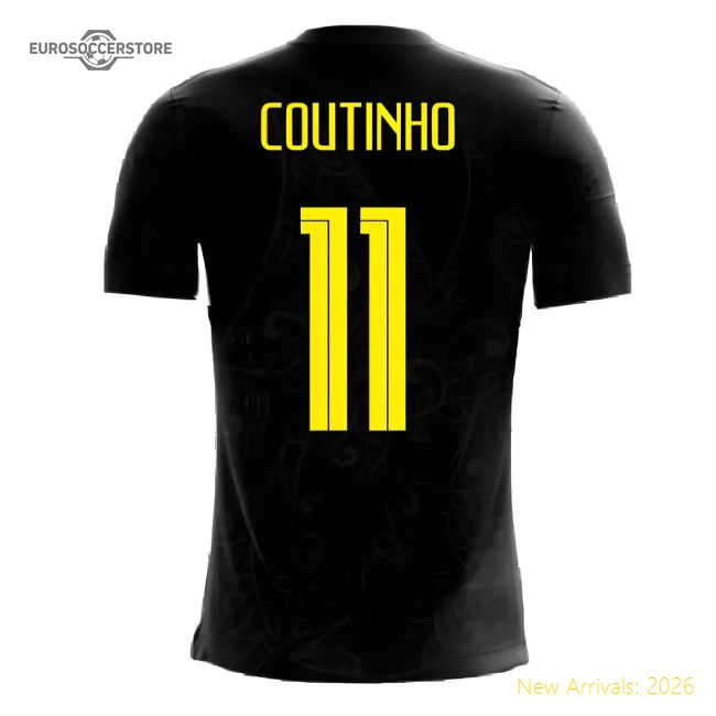 2025-2026 Brazil Third Concept Football Shirt (Coutinho 11)-Football Jersey Hub