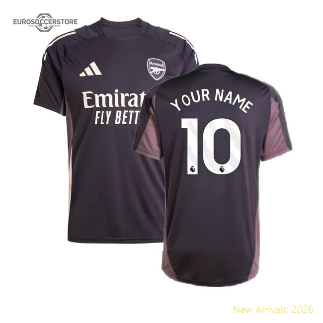 2024-2025 Arsenal Training Jersey (Aurora Black) (Your Name)-Football Jersey Hub