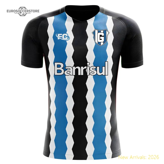 2018-2019 Gremio Fans Culture Home Concept Shirt-Football Jersey Hub