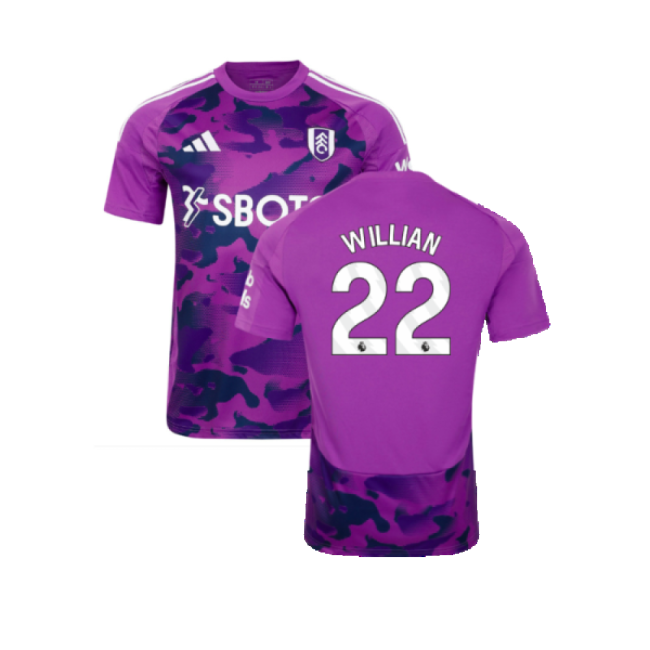 2024-2025 Fulham Third Shirt (Willian 22)-Football Jersey Hub