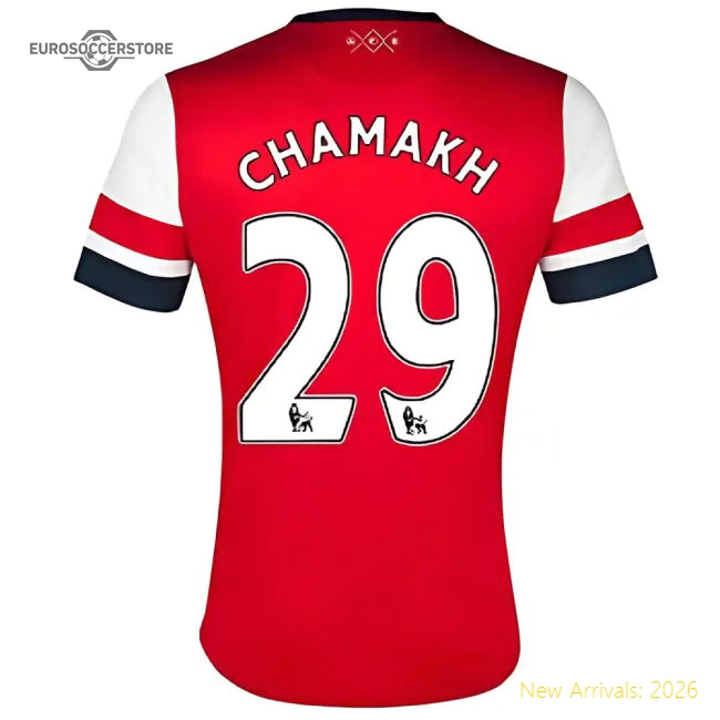 2012-13 Arsenal Nike Home Shirt (Chamakh 29) - Kids-Football Jersey Hub