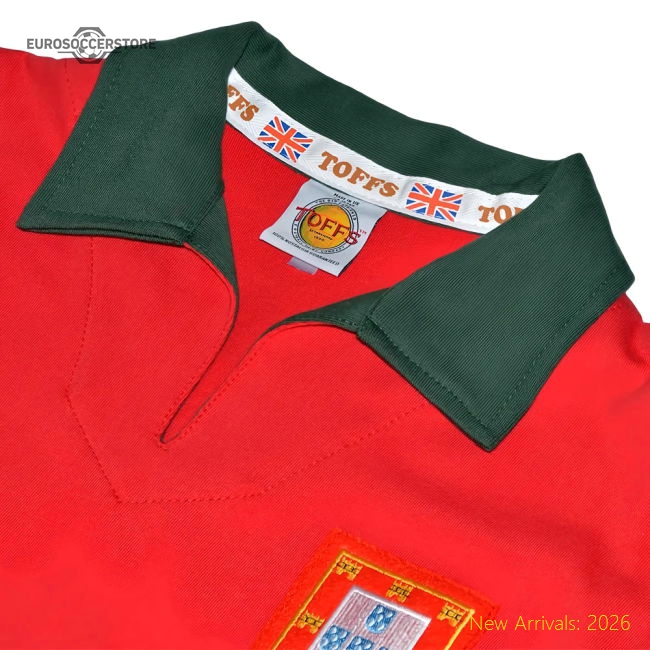 Portugal 1960s with Eusebio 10 Retro Football Shirt-Football Jersey Hub