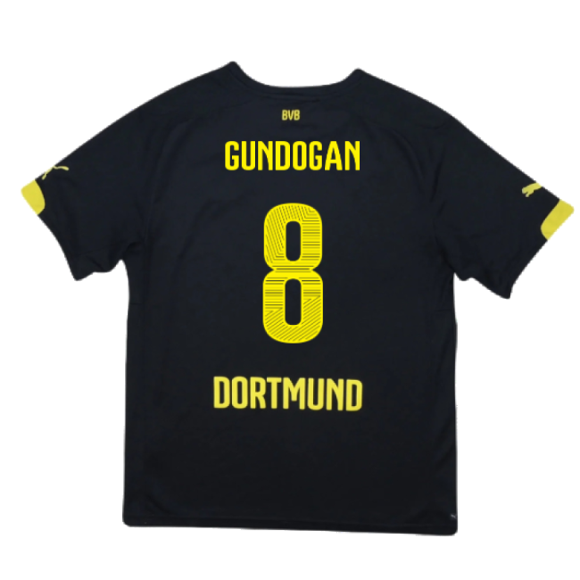 Borussia Dortmund 2014-16 Away Shirt ((Excellent) S) (Gundogan 8)-Football Jersey Hub