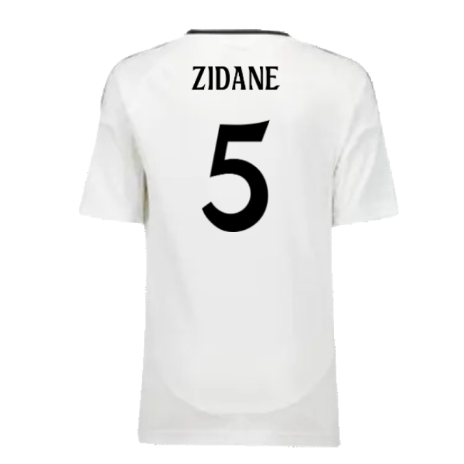 2024-2025 Real Madrid Home Youth Kit (Zidane 5)-Football Jersey Hub