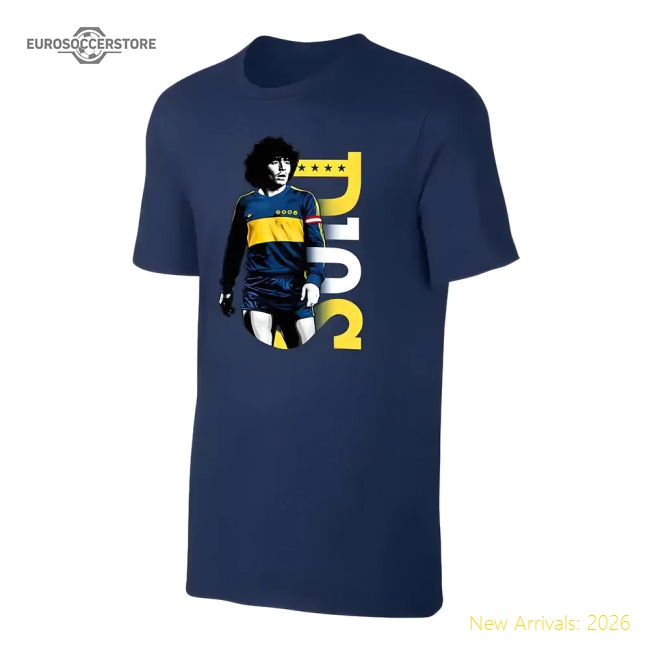 Boca D10S 21 t-shirt, dark blue-Football Jersey Hub