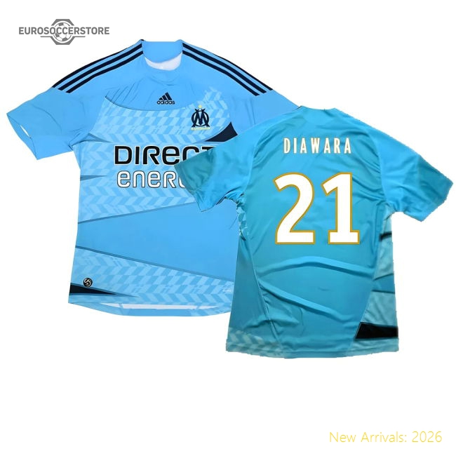 Marseille 2009-10 Away Shirt ((Excellent) M) (Diawara 21)-Football Jersey Hub