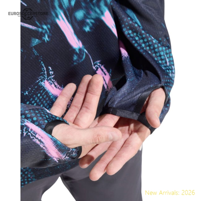 2025-2026 Liverpool Pre Match Warm Top (Black)-Football Jersey Hub