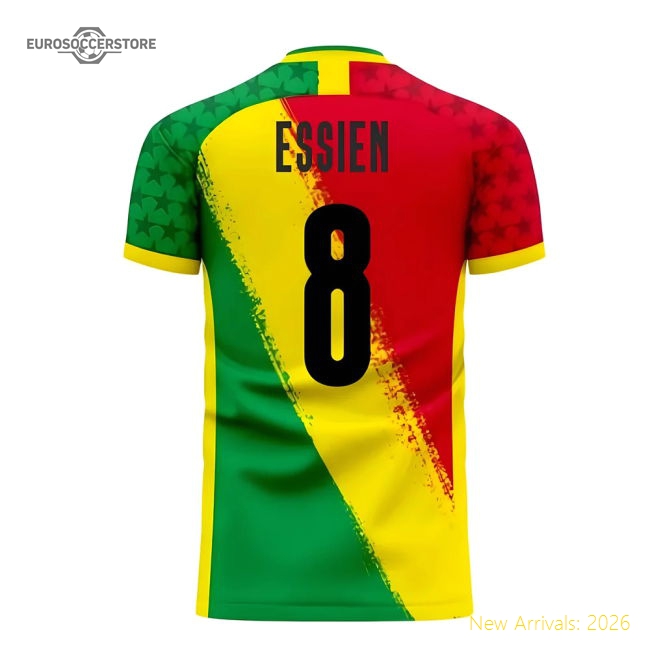 Ghana 2025-2026 Away Concept Football Kit (Libero) (ESSIEN 8)-Football Jersey Hub