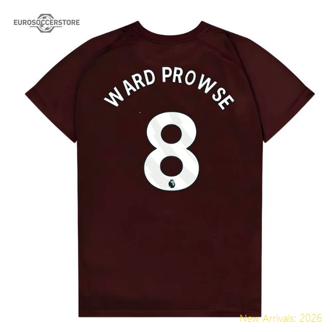West Ham United Poly T-Shirt (Claret/Blue) - Kids (Ward Prowse 8)-Football Jersey Hub