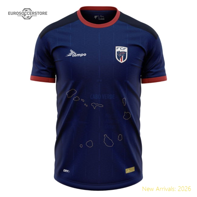2023-2024 Cape Verde Home Shirt - Kids (Your Name)-Football Jersey Hub