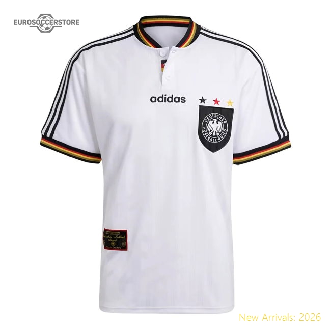 1996 Germany Euro 96 Home Shirt-Football Jersey Hub
