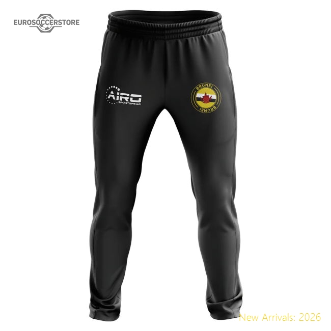 Brunei Concept Football Training Pants (Black)-Football Jersey Hub