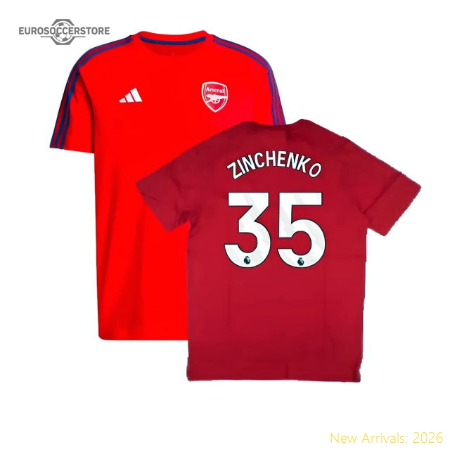 2024-2025 Arsenal DNA Tee (Red) (Zinchenko 35)-Football Jersey Hub