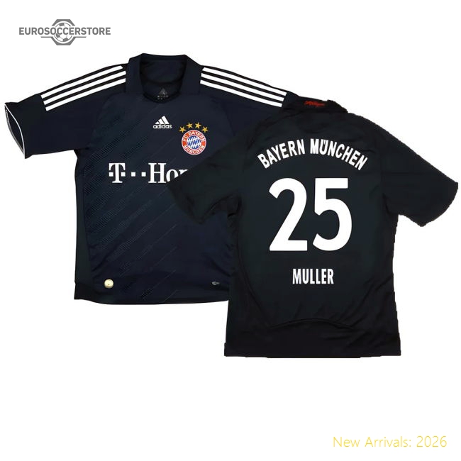 Bayern Munich 2008-10 Away Shirt ((Excellent) S) (Muller 25)-Football Jersey Hub