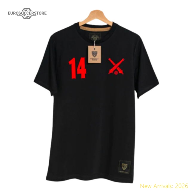 Arsenal The Cannon Thierry Henry 14 Tee (Black)-Football Jersey Hub