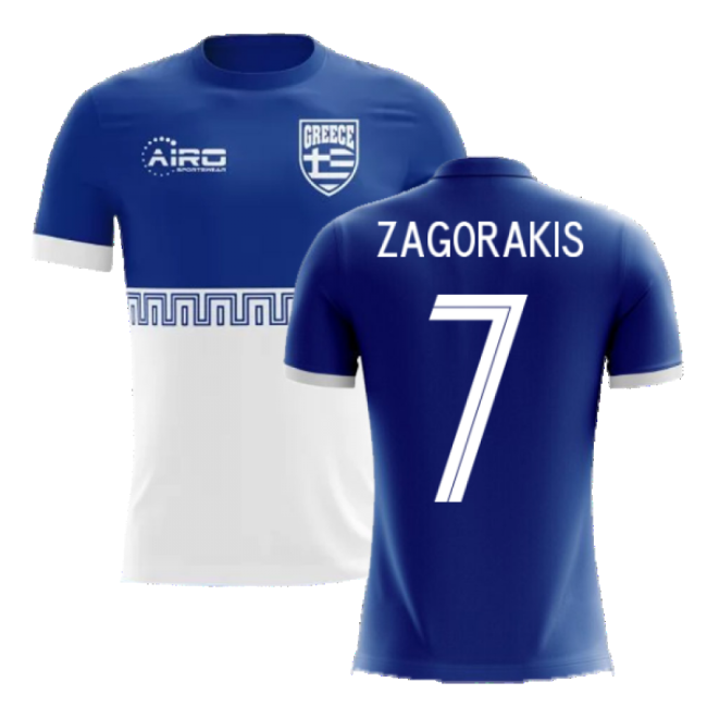 2025-2026 Greece Away Concept Football Shirt (ZAGORAKIS 7) - Kids-Football Jersey Hub