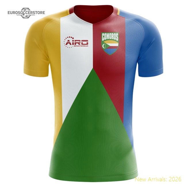 2025-2026 Comoros Home Concept Football Shirt - Womens-Football Jersey Hub