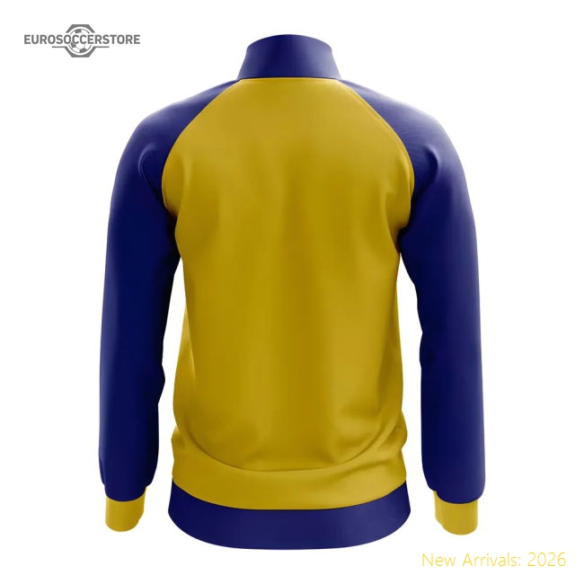 Ecuador Concept Football Track Jacket (Yellow)-Football Jersey Hub
