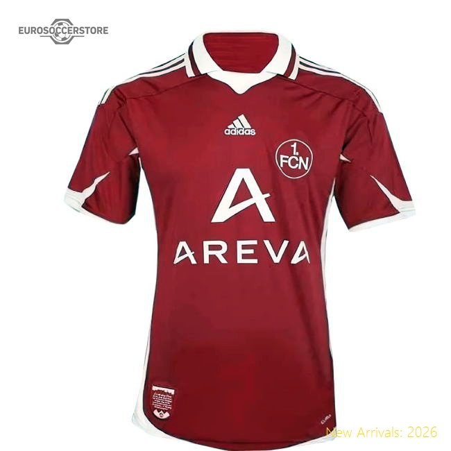 FC Nurnberg 2009-10 Home Shirt ((Excellent) XL)-Football Jersey Hub