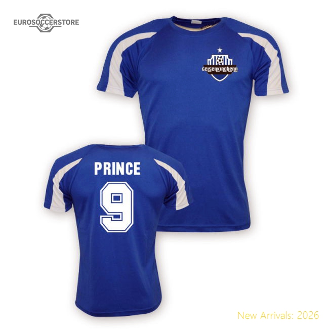 Kevin Prince Boateng Schalke Sports Training Jersey (blue) - Kids-Football Jersey Hub