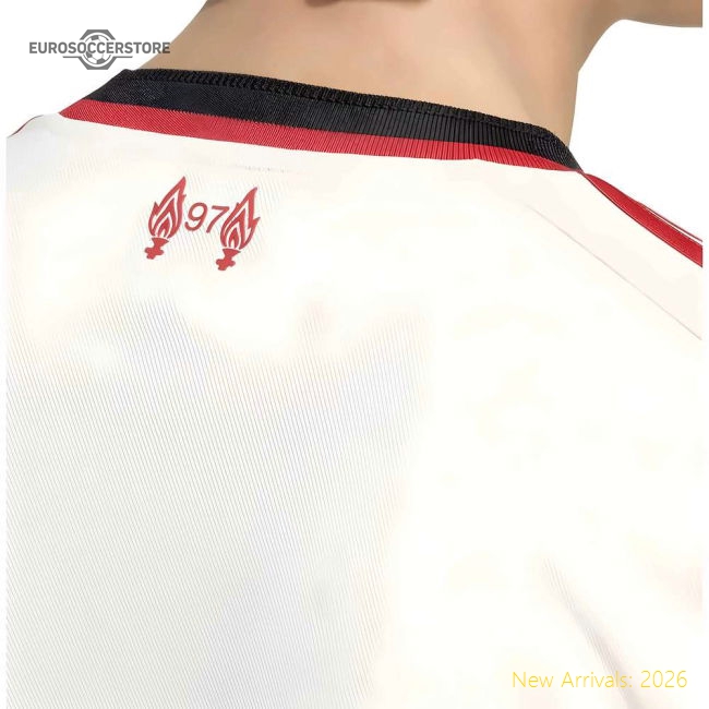 2025-2026 Liverpool Long Sleeve Away Shirt-Football Jersey Hub