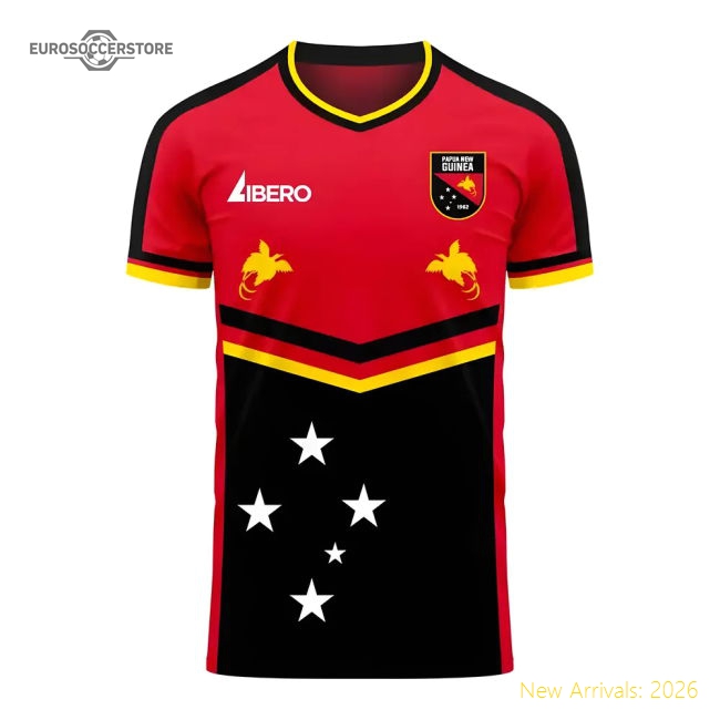 Papua New Guinea 2025-2026 Home Concept Football Kit (Libero)-Football Jersey Hub