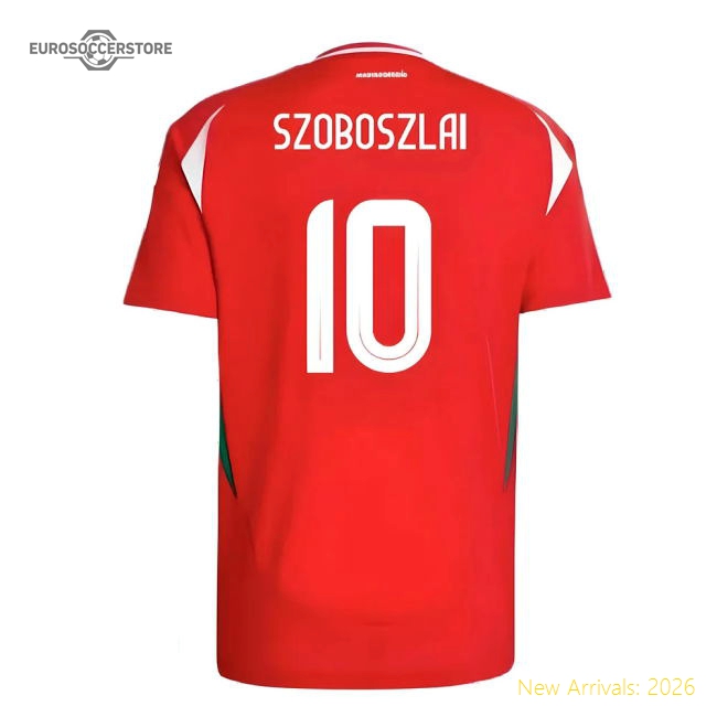 2024-2025 Hungary Home Shirt (SZOBOSZLAI 10)-Football Jersey Hub
