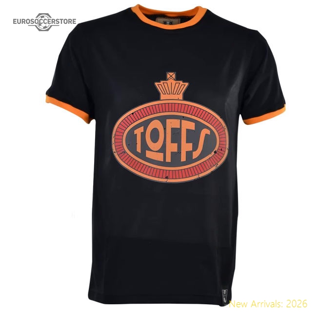 TOFFS Belgique T-Shirt - Black/Amber-Football Jersey Hub